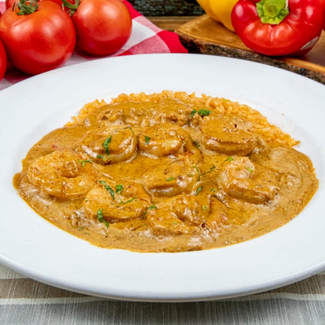 Camarones al Chipotle.